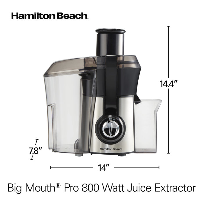 Hamilton Beach® Big Mouth® Pro Juice Extractor & Reviews Wayfair